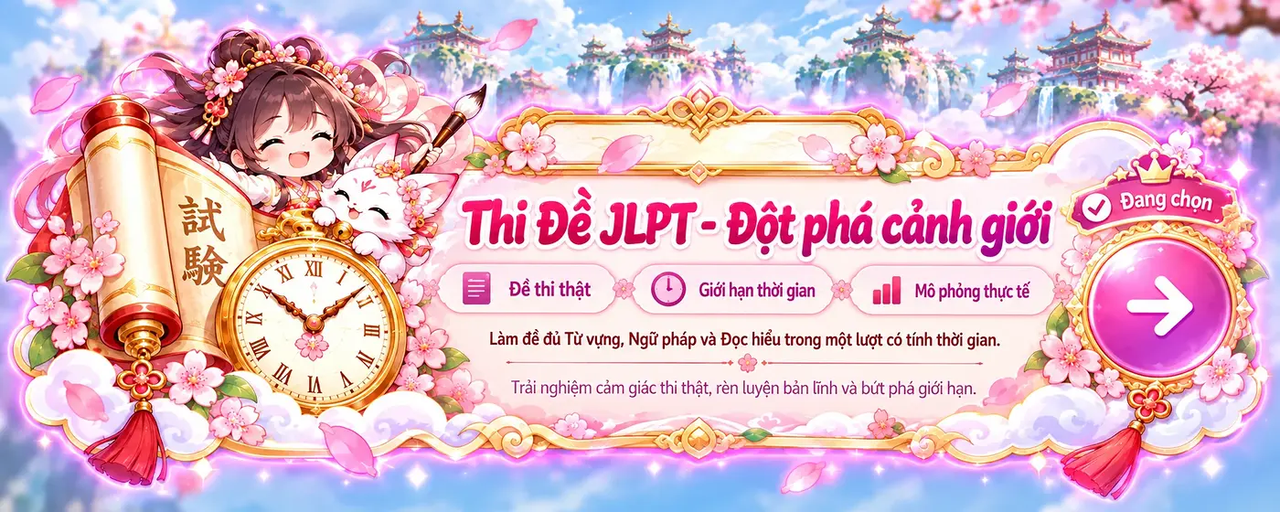 Thi Đề JLPT - Đột phá cảnh giới