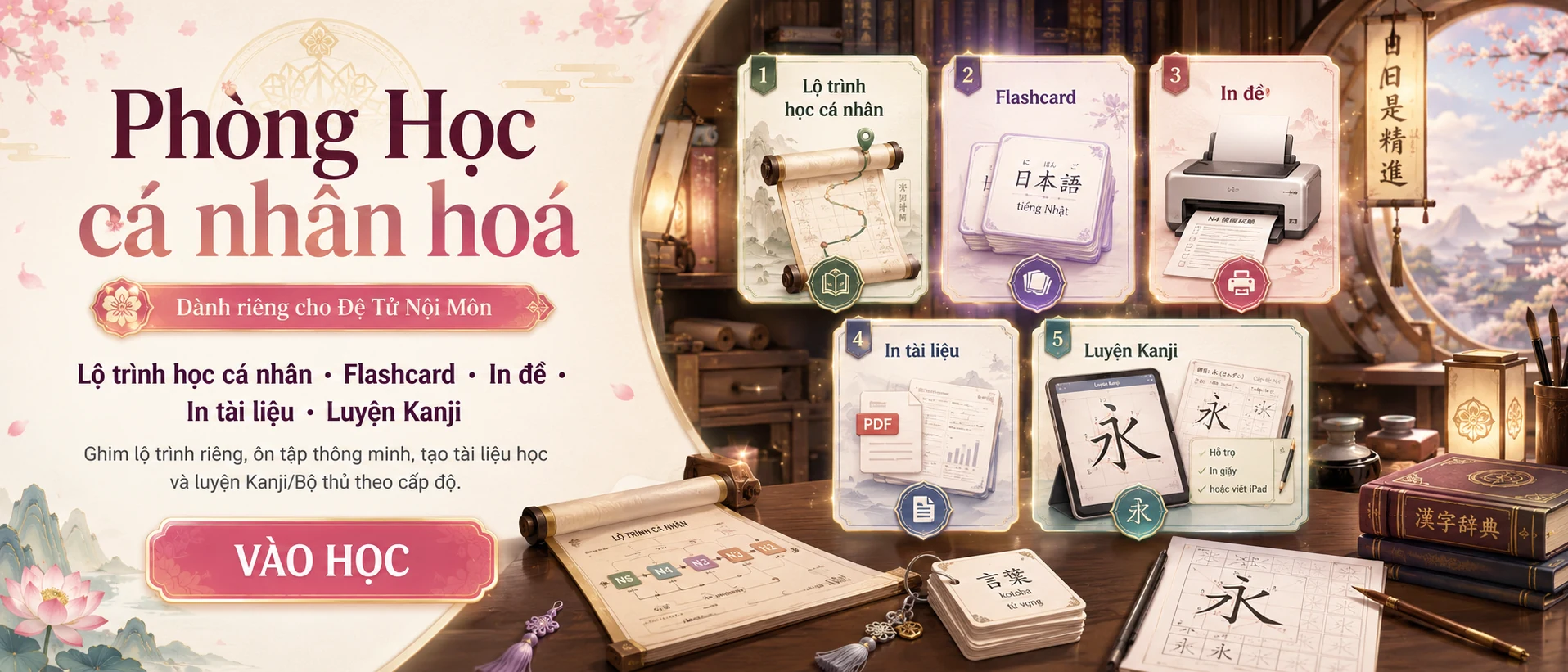 Khu vực dành cho Đệ Tử Nội Môn